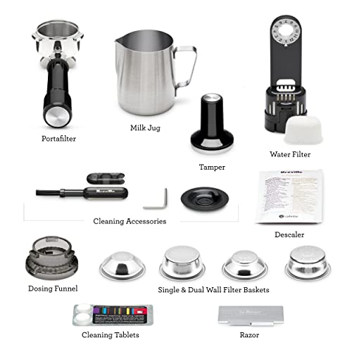 Breville Barista Express Espresso Machine BES870BSXL, Black Sesame