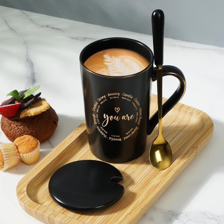 Maustic Christian Gifts for Women, You Are Inspirational Coffee Mug, Religious Gifts, Inspirational Spiritual Birthday Gifts for Women, Friends, Coworkers, Coffee Mug for Women 14 Oz with Gift Box
